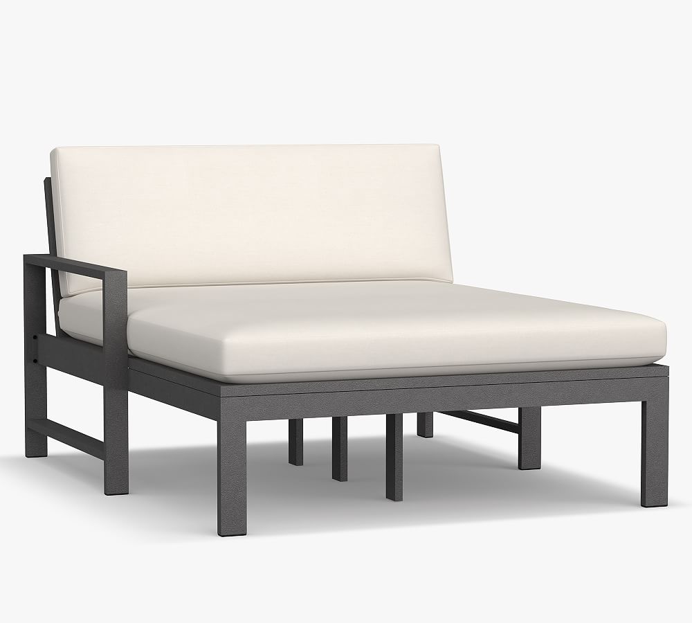 Build Your Own Indio Metal Loveseat Outdoor Sectional Pottery Barn