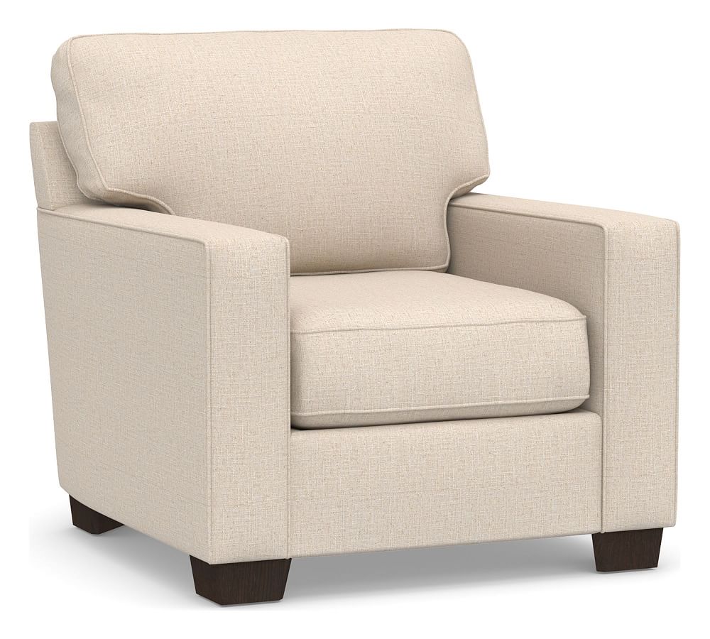 Buchanan Square Arm Upholstered Armchair | Pottery Barn