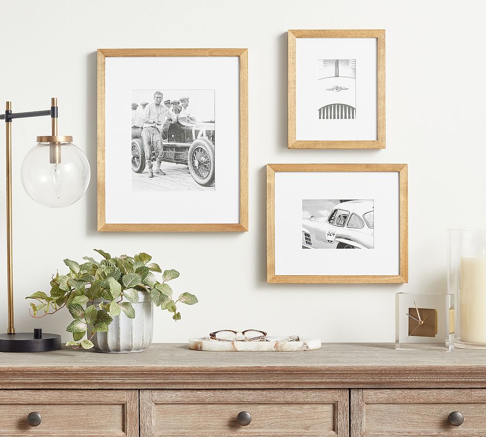"Natural" Finish Gallery Frames