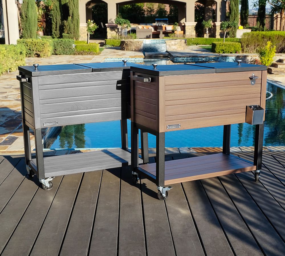 Outdoor stand best sale up cooler