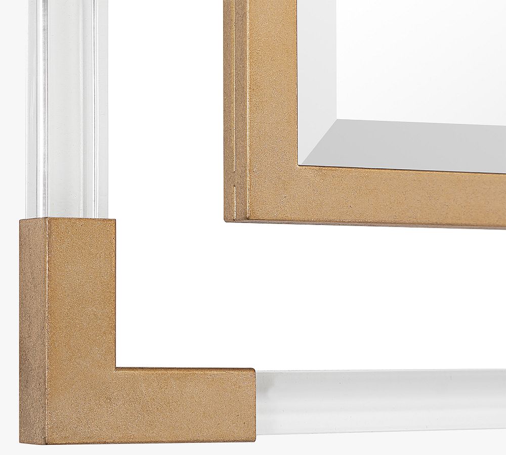 Shana Square Wall Mirror Pottery Barn Shana square wall mirror pottery barn