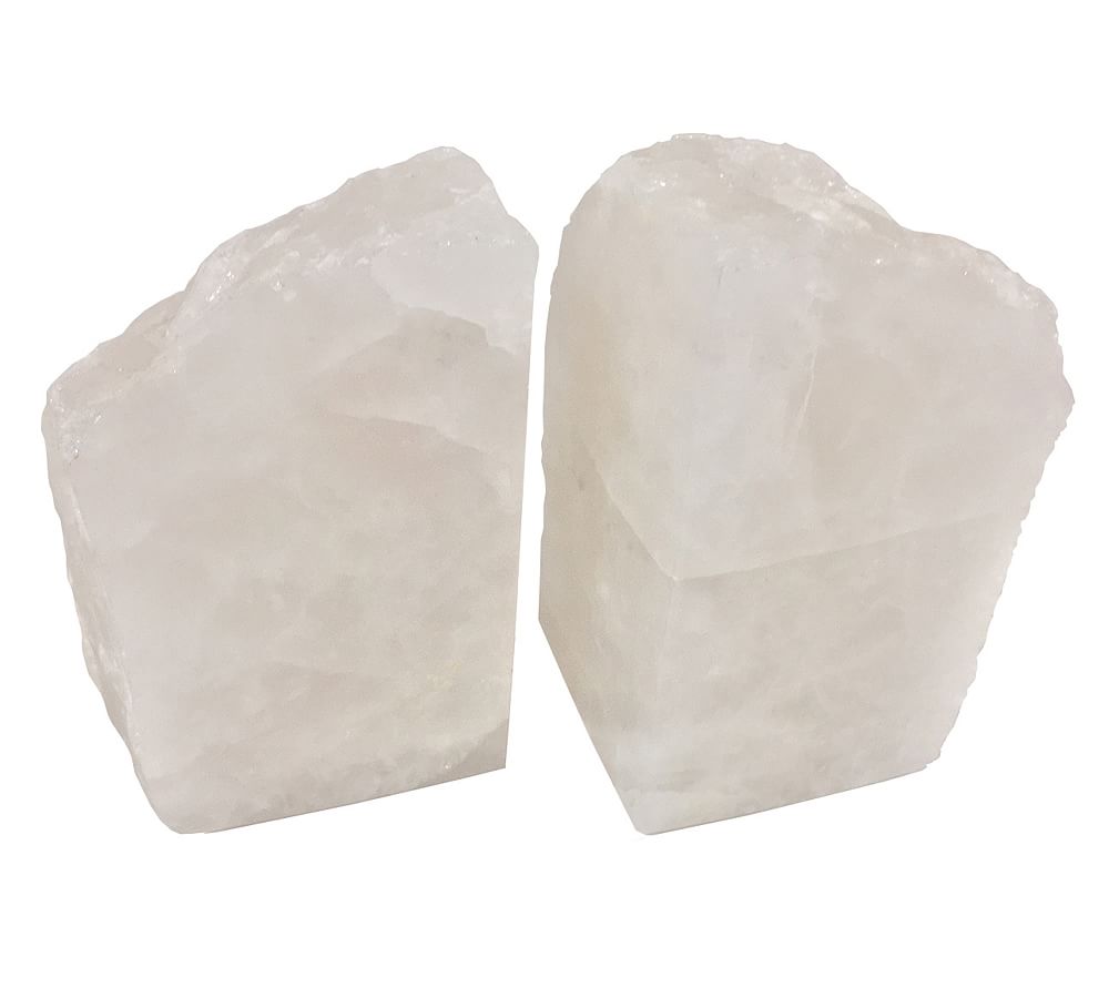 Grace Crystal Bookends, Set of 2