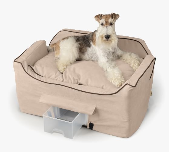 Look Out Pet Car Seat Luxury Microsuede Pottery Barn