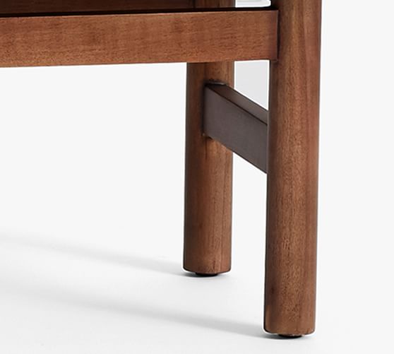 Wood & Leather Bench | Pottery Barn