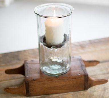 Ecycled Glass Huicane Votive Candle Holde Set Thee