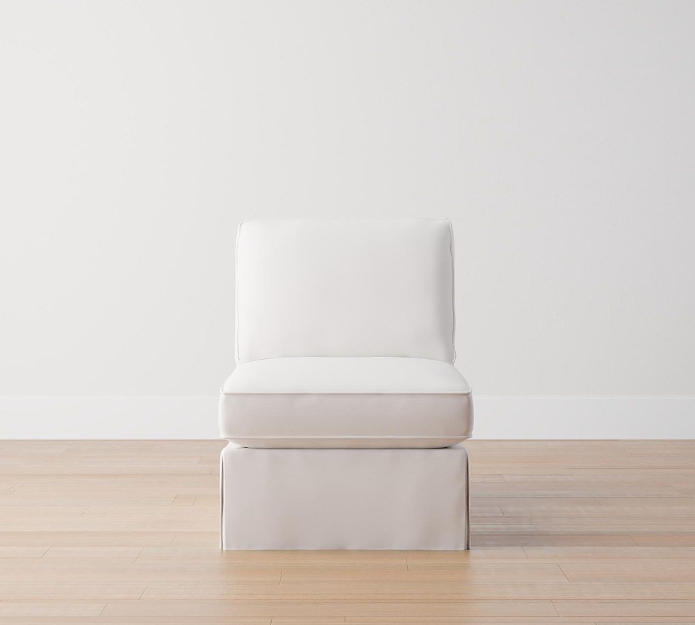 Pearce Roll Arm Sectional Component Replacement Slipcovers Pottery Barn