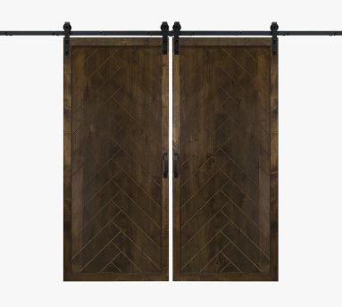 Handcrafted Herringbone Barn Door | Pottery Barn