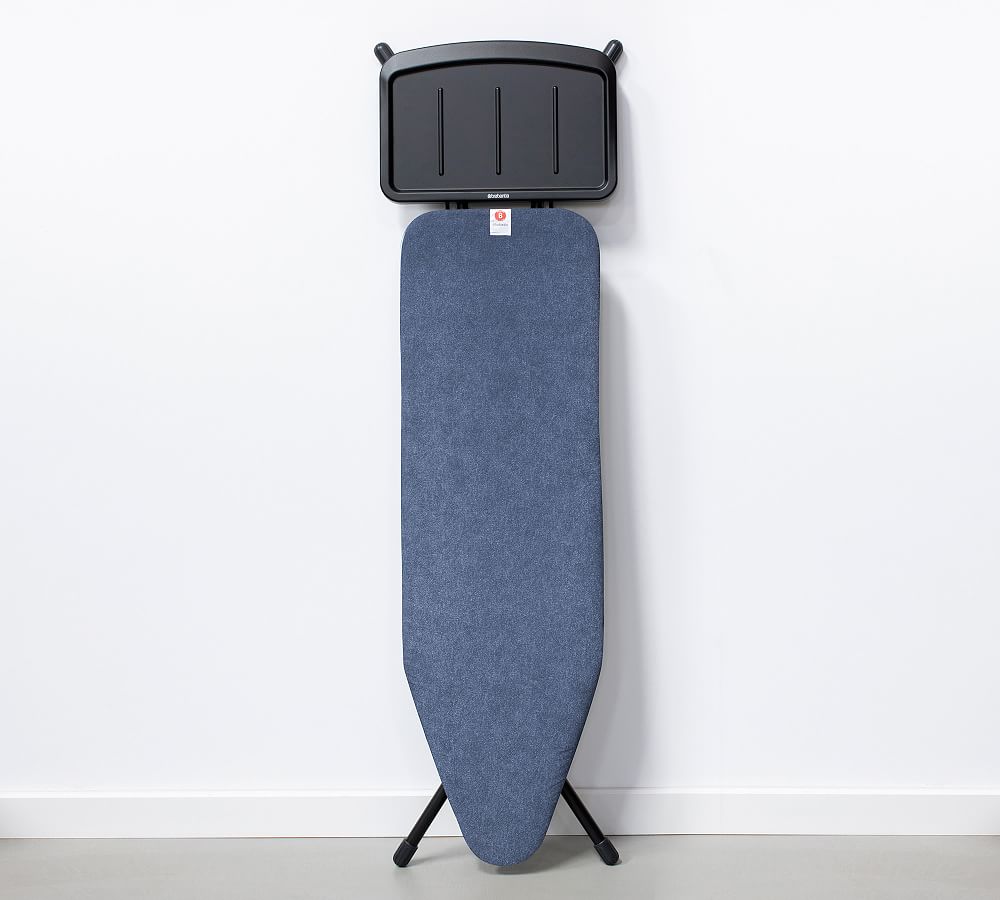 Brabantia Denim Ironing Board With Solid Steam Unit Holder Pottery Barn