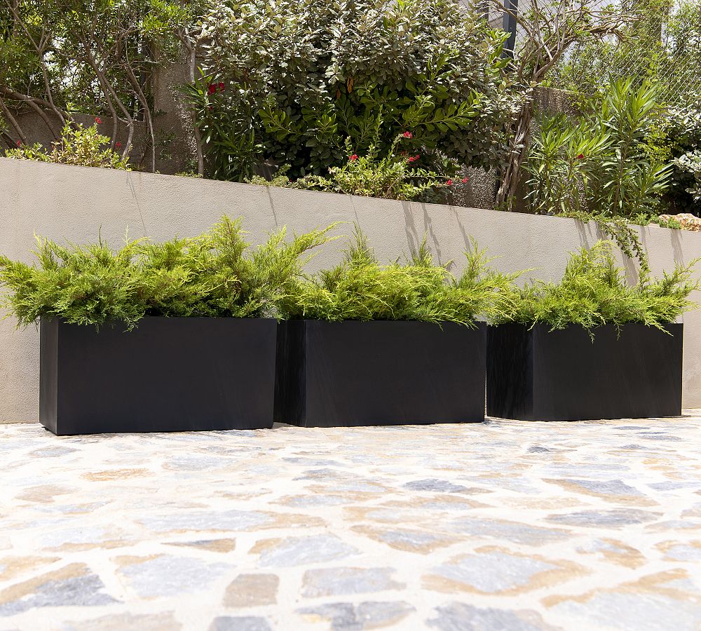 Sienna Fiber Stone Outdoor Planters