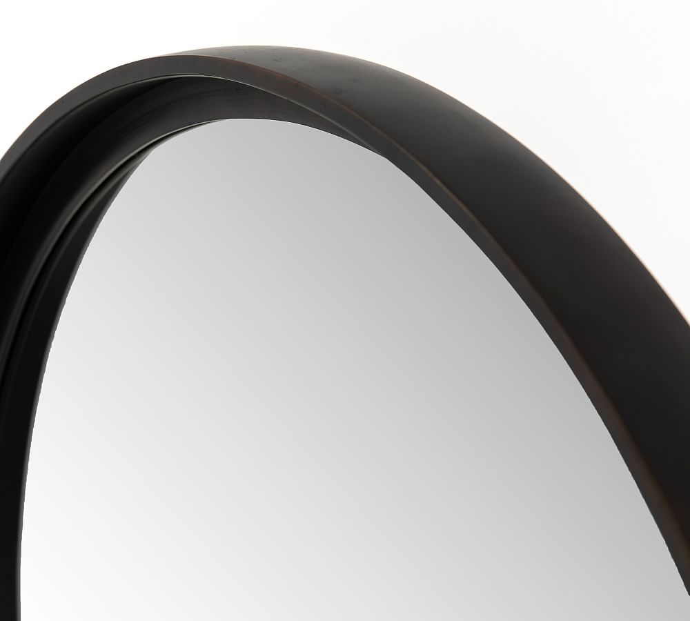 Round Zenon Mirror on Stand | Pottery Barn