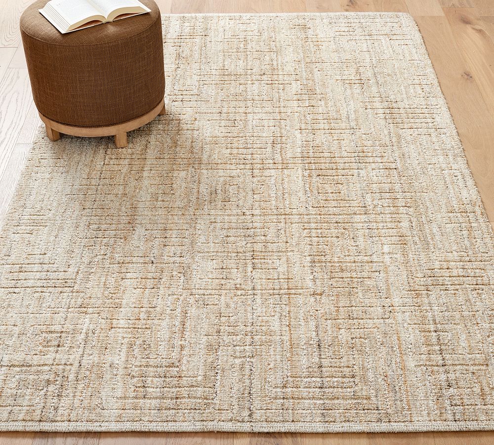 Thierny Textured Performance Rug | Pottery Barn