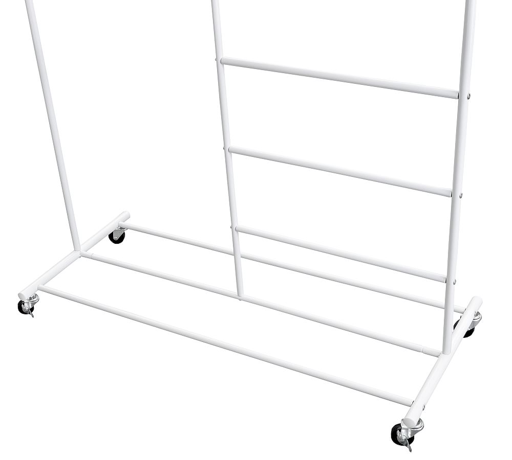 MultiSection Rolling Laundry Drying Rack Pottery Barn