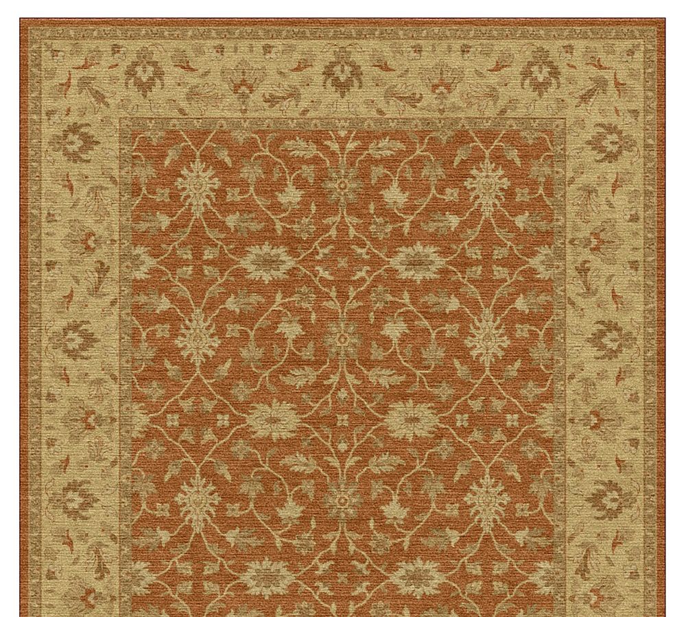 Malika PersianStyle HandTufted Wool Rug Pottery Barn