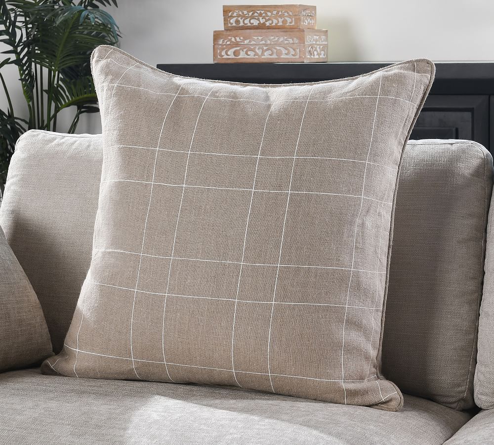 Lizana Belgian Flax Linen Pillow Cover Pottery Barn