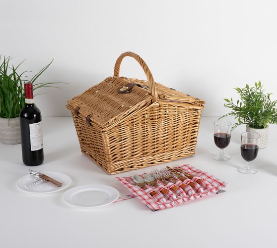 Cape May Picnic Basket Set For 2 Pottery Barn