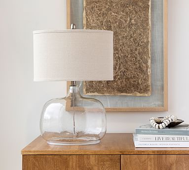 Aponi Hand-Blown Glass Table Lamp | Pottery Barn