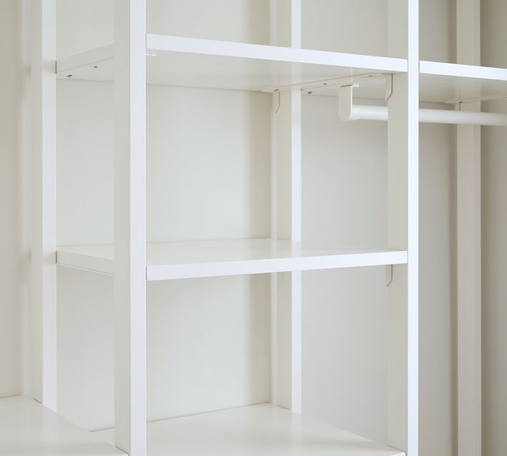 Essential Walk-In Closet by Hold Everything, 4' Hanging System with Shoe  Storage​