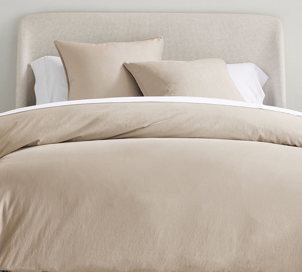 Dream Brushed Organic Cotton Duvet Cover Pottery Barn