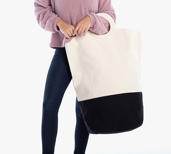 Canvas Laundry Hamper Tote Pottery Barn