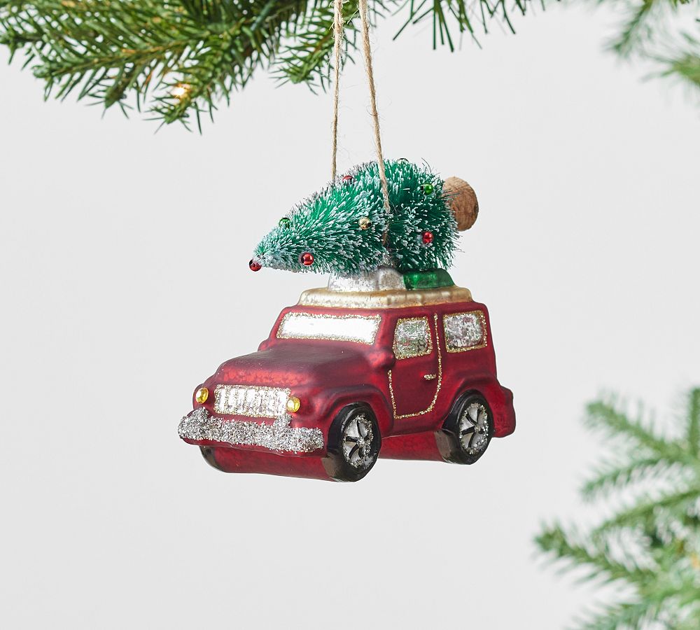 Mercury Car with Tree Ornament