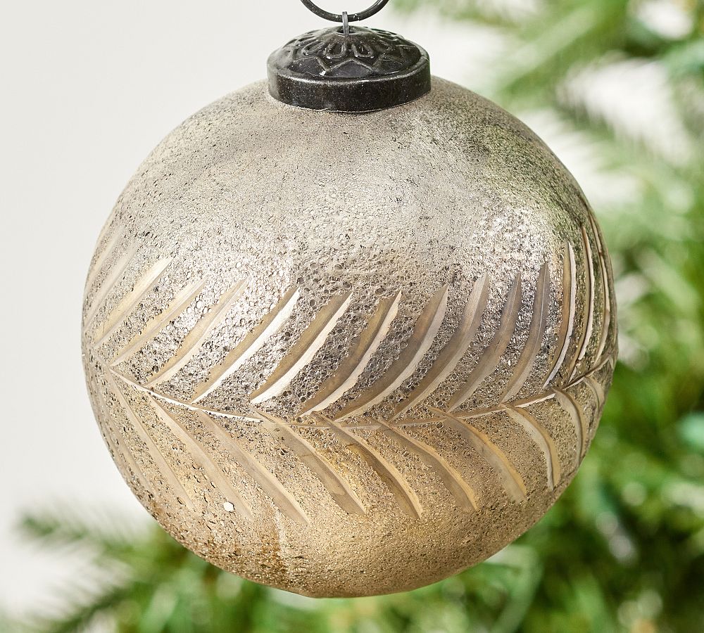 Printed Sphere Ornament | Pottery Barn