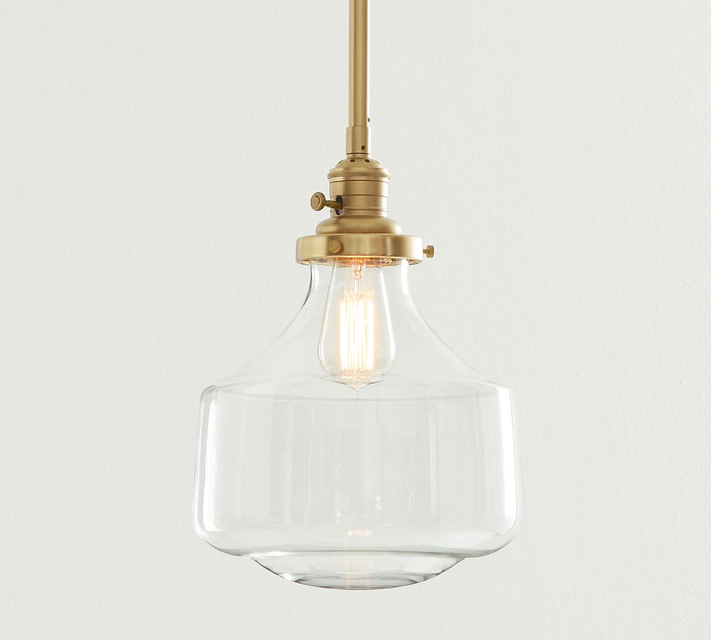 Schoolhouse Glass Pole Pendant | Pottery Barn