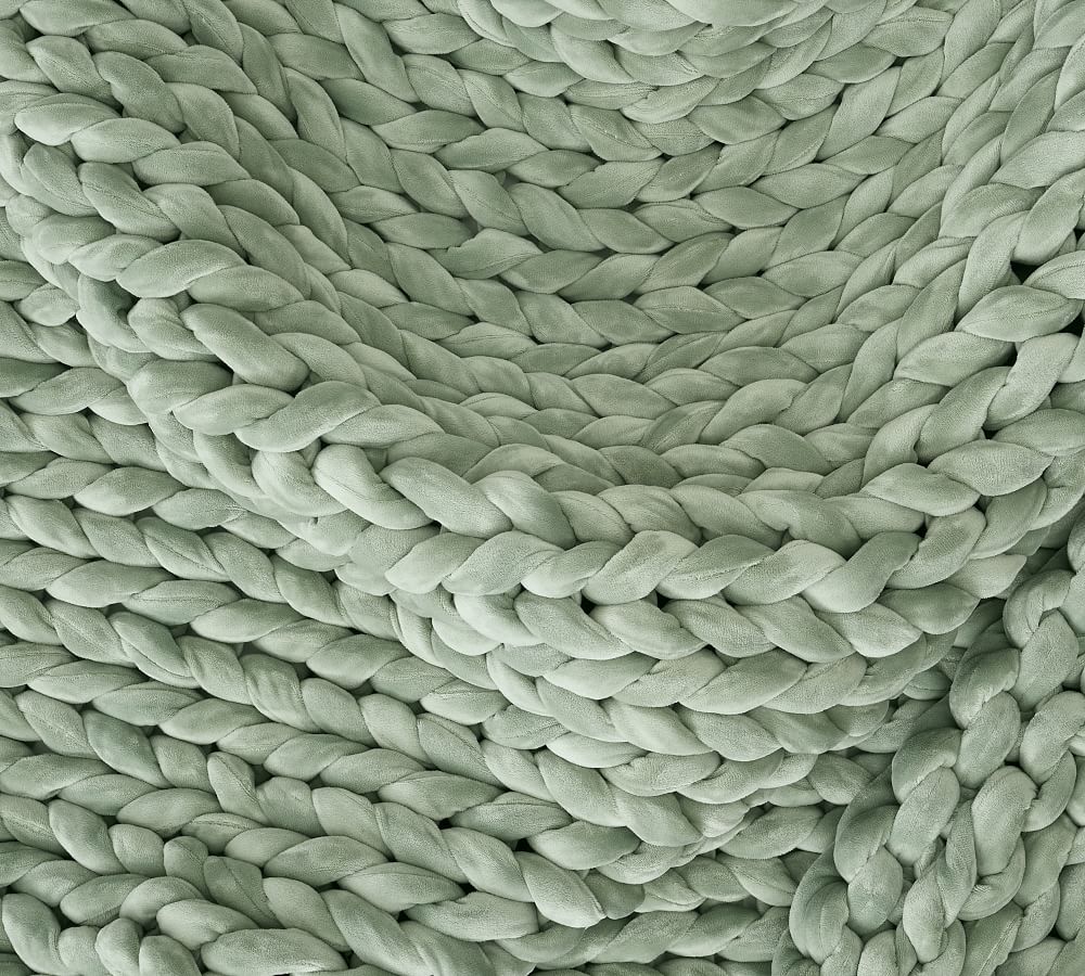 Bearaby Velvet Napper Weighted Blanket Pottery Barn