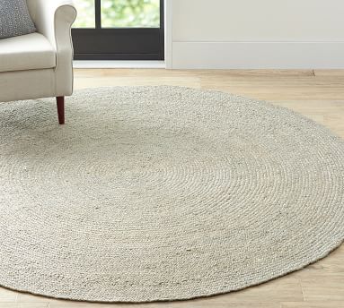 Round Braided Jute Rug | Pottery Barn