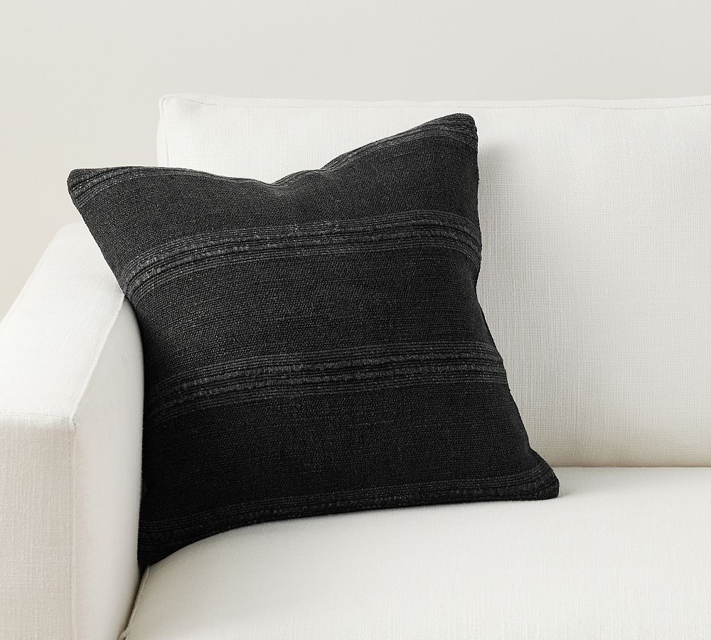 Throw Pillows With Inserts Included, With Velvet Striped Pillow