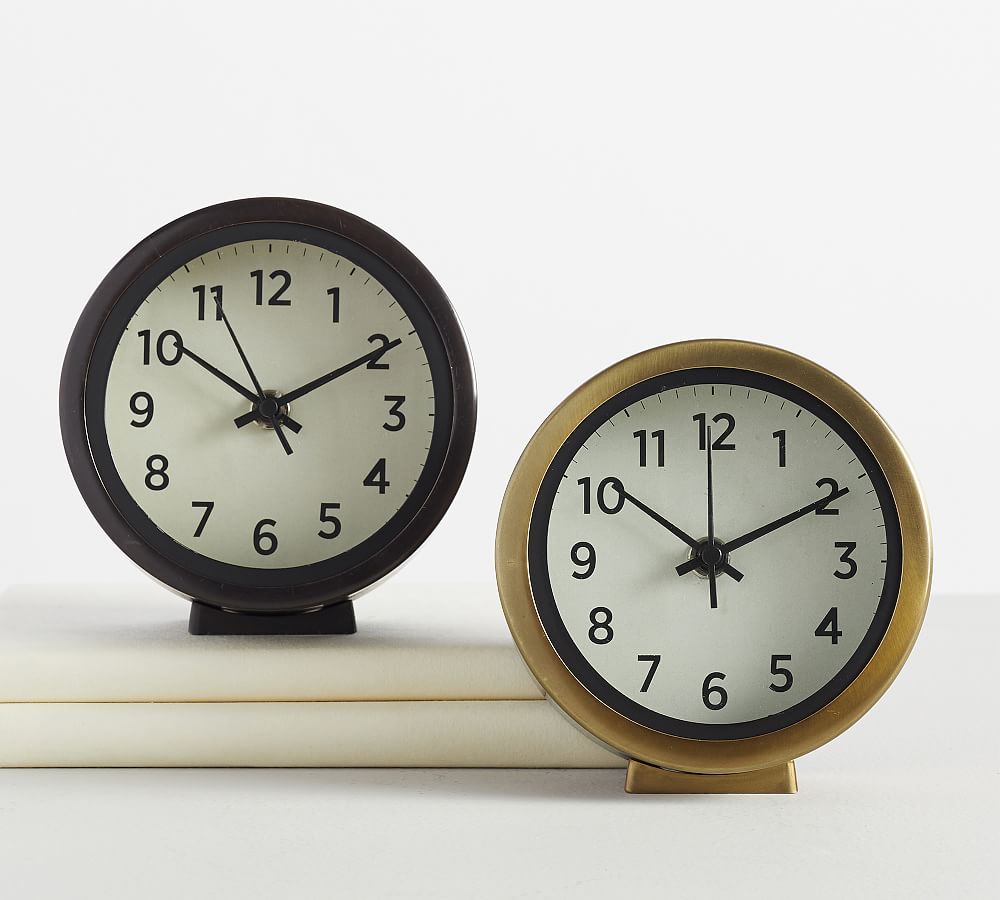 Classic Desktop Clock | Pottery Barn