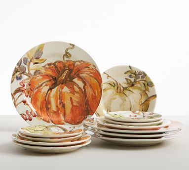 Harvest Pumpkin Dinnerware Collection | Pottery Barn