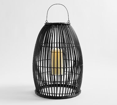 Careyes Handwoven Outdoor Lantern | Pottery Barn