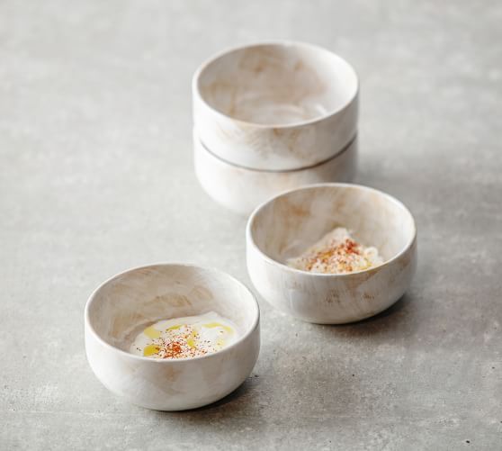 Mason Modular Stoneware Square Dip Bowls - Set of 4