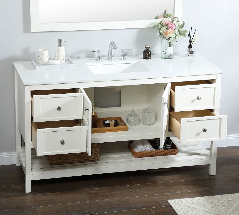 Reeves 60" Single Sink Vanity | Pottery Barn