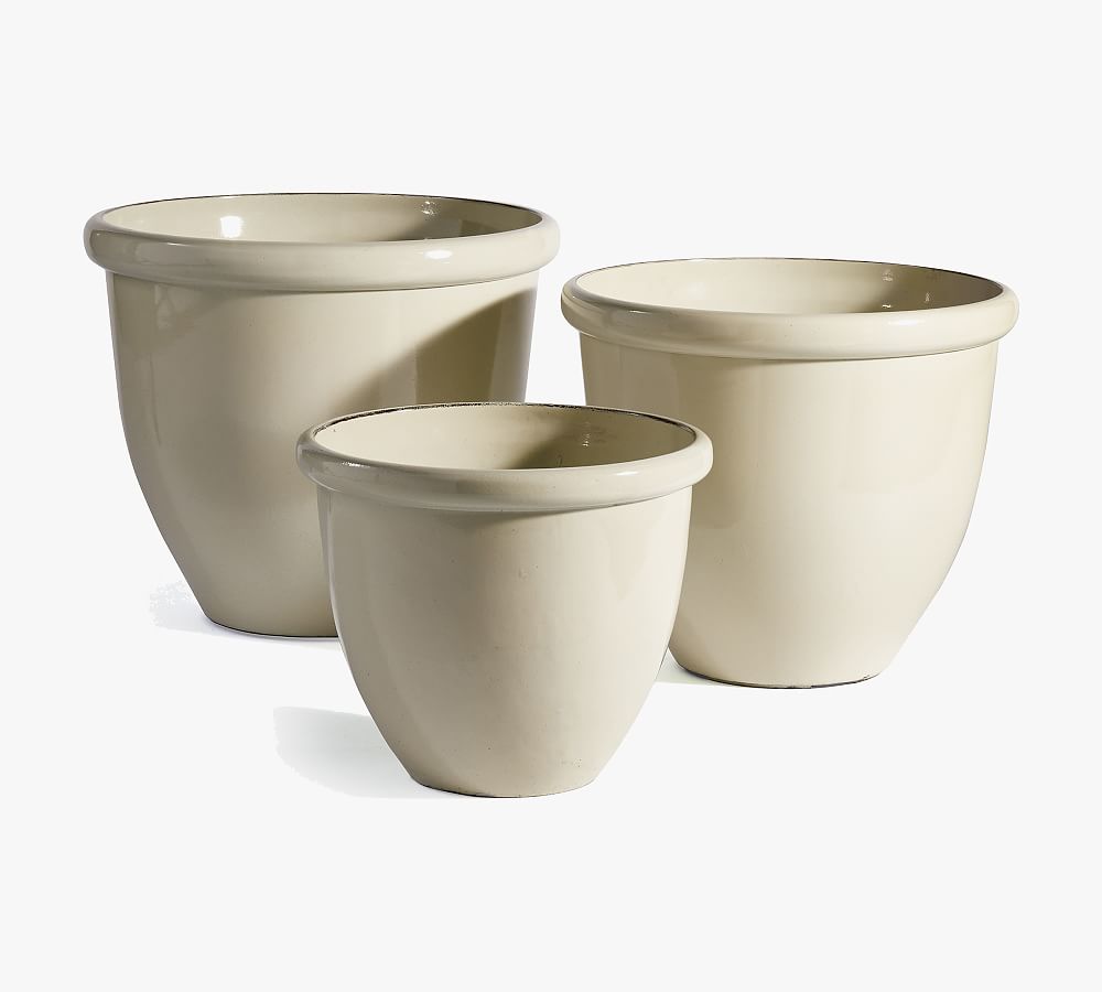 Darcy Round Planters Set of 3 Pottery Barn