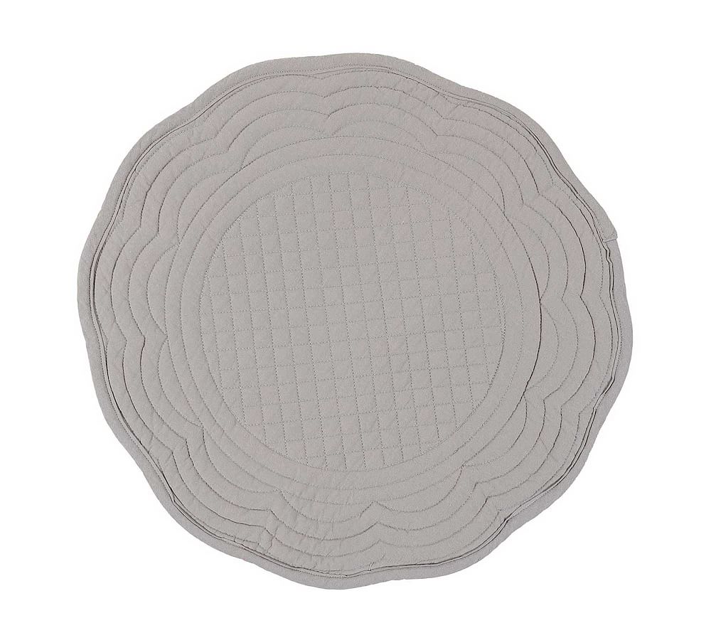 Boutis Cotton Round Placemats Set of 4 Pottery Barn