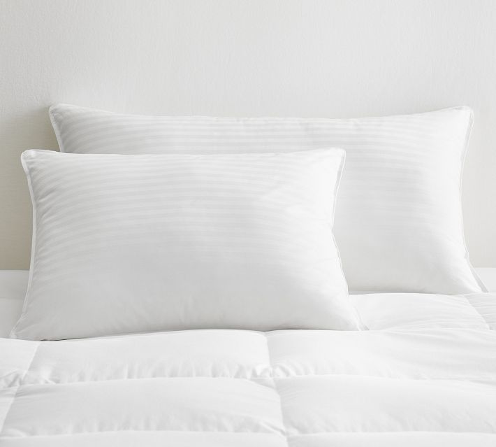 Basic – White Goose Down Pillow - Down To Basics