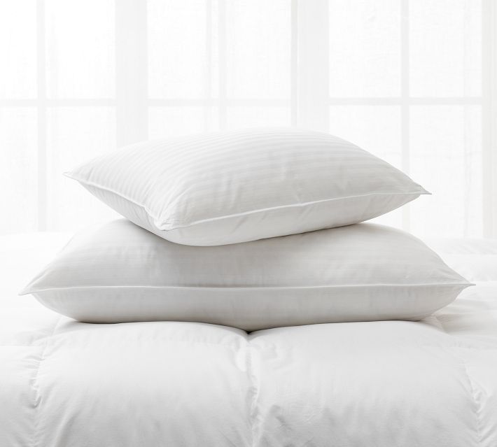 Basic – White Goose Down Pillow - Down To Basics