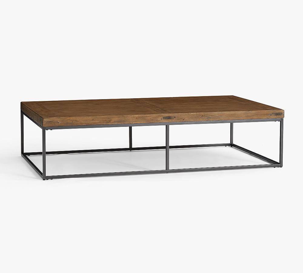 Malcolm Rectangular Grand Coffee Table Pottery Barn