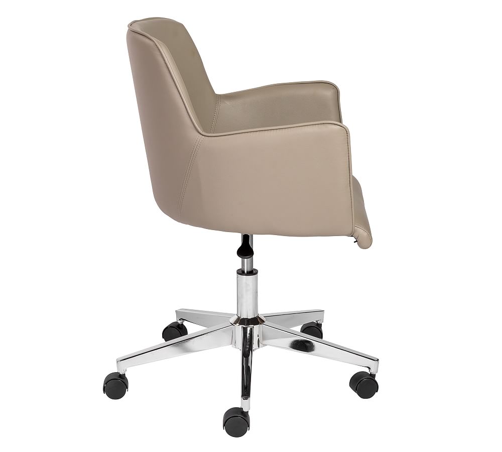 Nash Leather Swivel Desk Chair