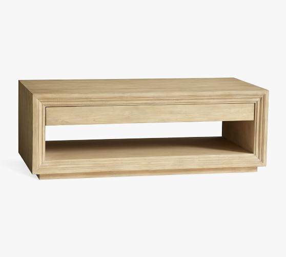 Leon Rectangular Coffee Table Pottery Barn