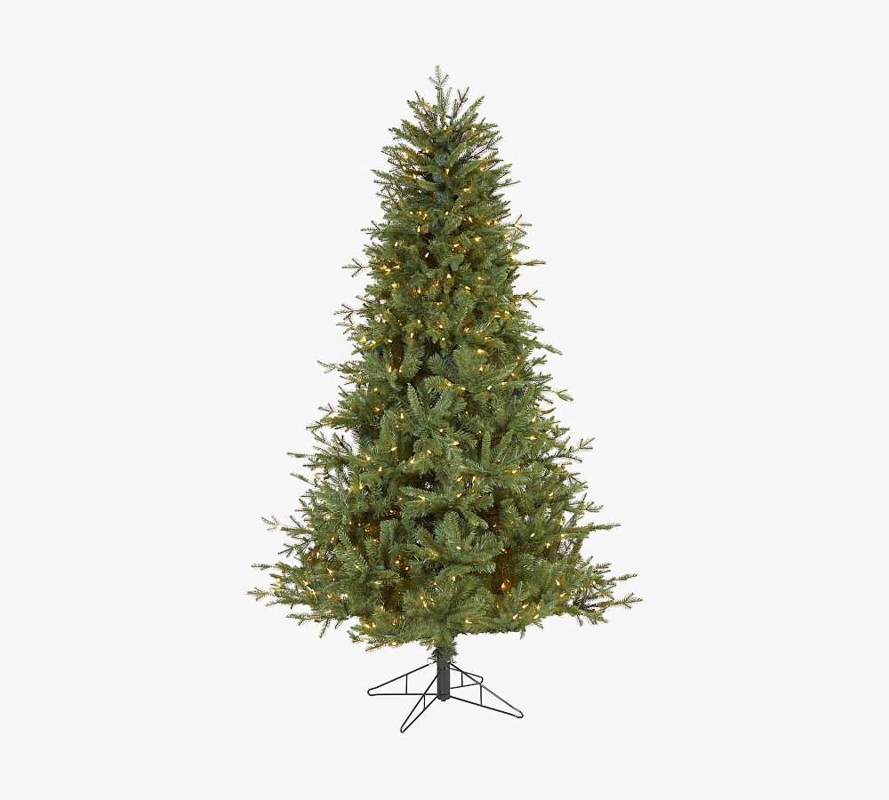 Lit New Hampshire Spruce Artificial Christmas Tree
