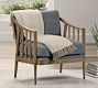 Pine Upholstered Armchair | Pottery Barn