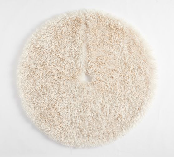 Fabric Gold/Fur Tree Skirt main image 0