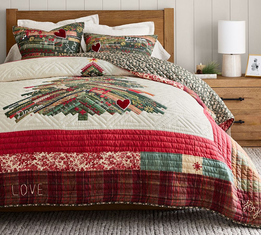 Winter Dreams Handcrafted Reversible Quilt & Shams | Pottery Barn