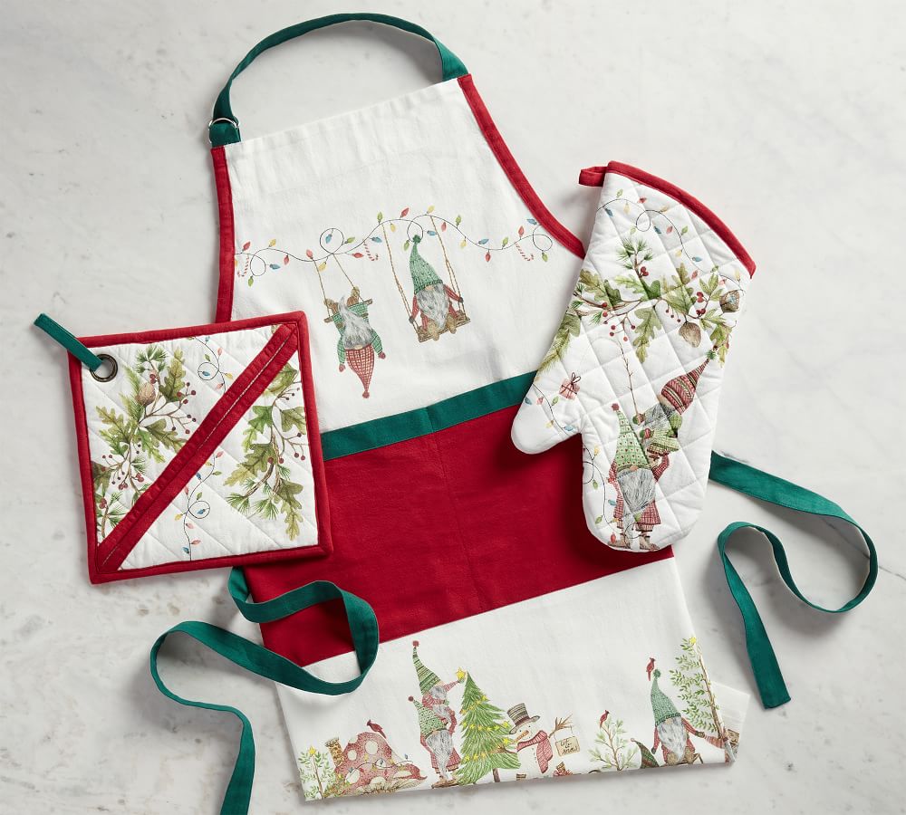 Twas the Night Before Christmas Oven Mitt & Pot Holder Set