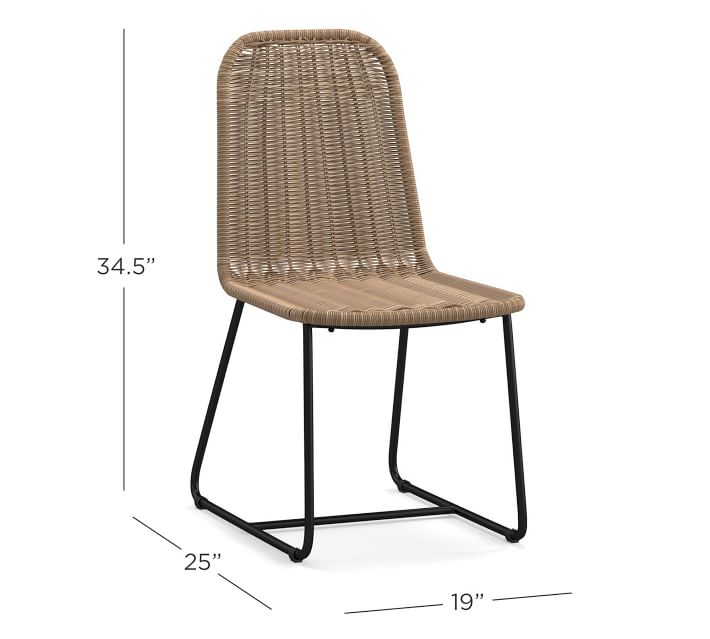 Plymouth woven 2025 dining chair