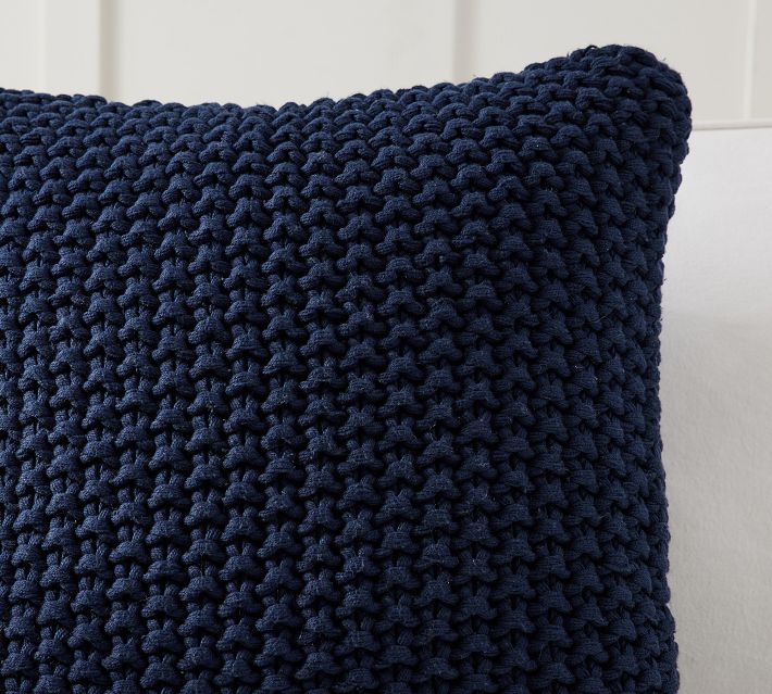 Bayside Seed Stitch Pillow