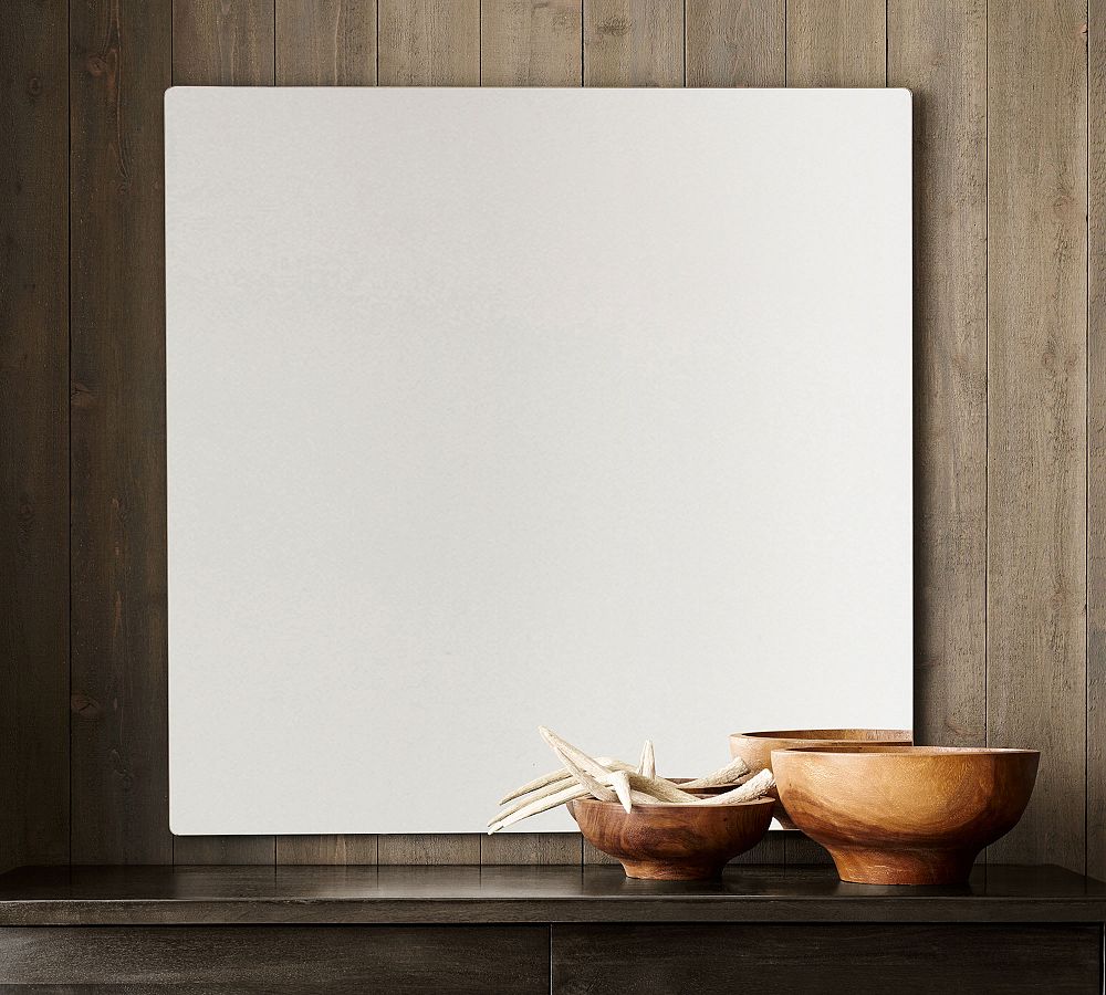 Rienne Frameless Square Wall Mirror Pottery Barn