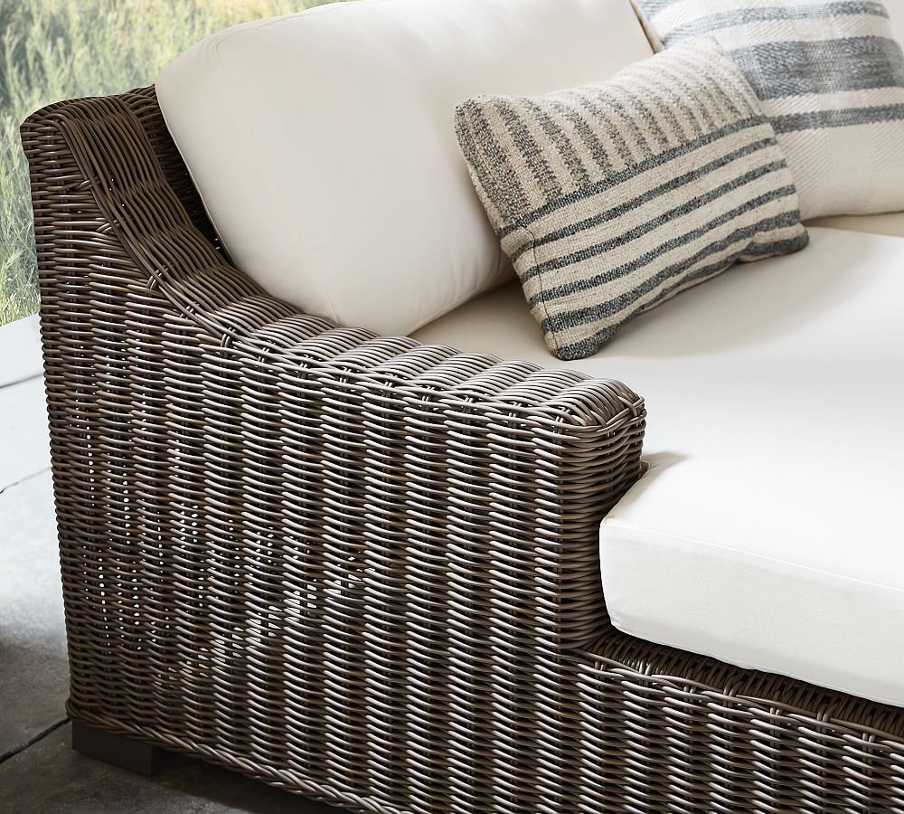 Build Your Own Huntington Wicker Slope Arm Ultimate Outdoor Sectional